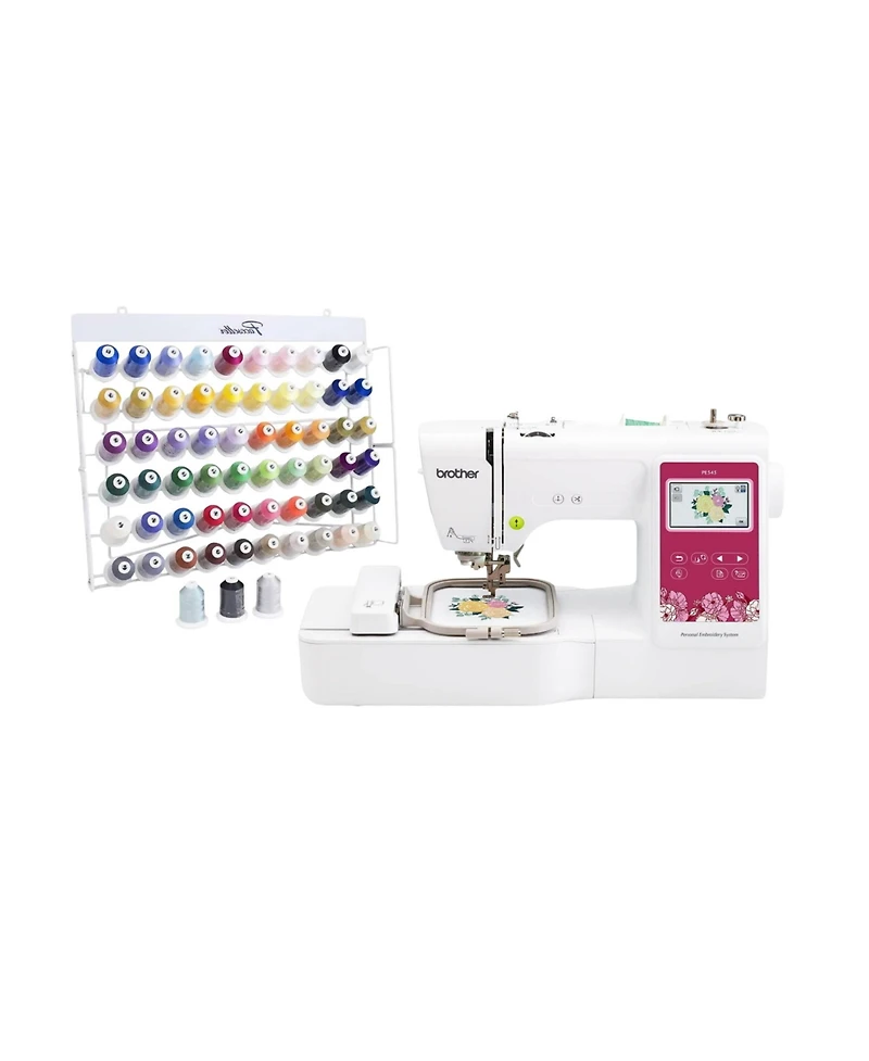Brother Elite PE545 3.7-Inch Computerized Embroidery Machine and Thread Set