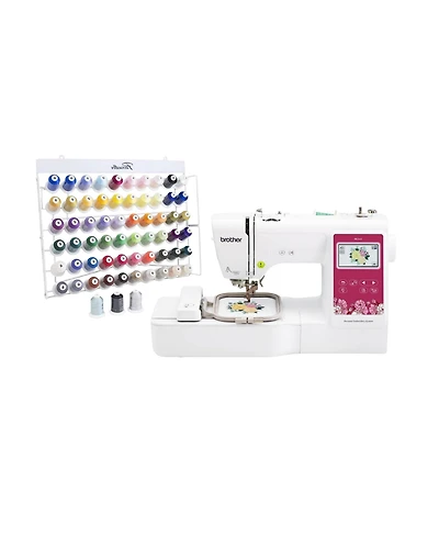 Brother Elite PE545 3.7-Inch Computerized Embroidery Machine and Thread Set