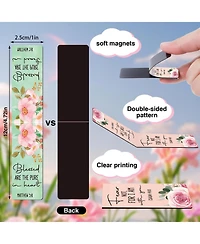 Gnuadz Verses Magnetic Bookmark Floral Religious Faith Bible
