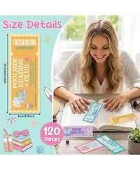 Gnuadz Summer Book Club Ticket Bookmarks
