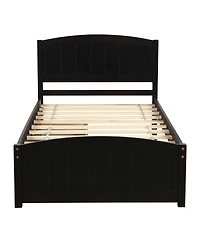 Sailvan Twin Platform Bed with Two Drawers