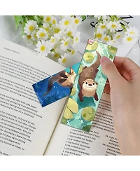 Gnuadz Sea Otter Bookmarks Animal Page Markers Reading Gift