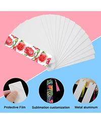 Gnuadz Sublimation Aluminum Metal Bookmarks Diy Tassels Crafts