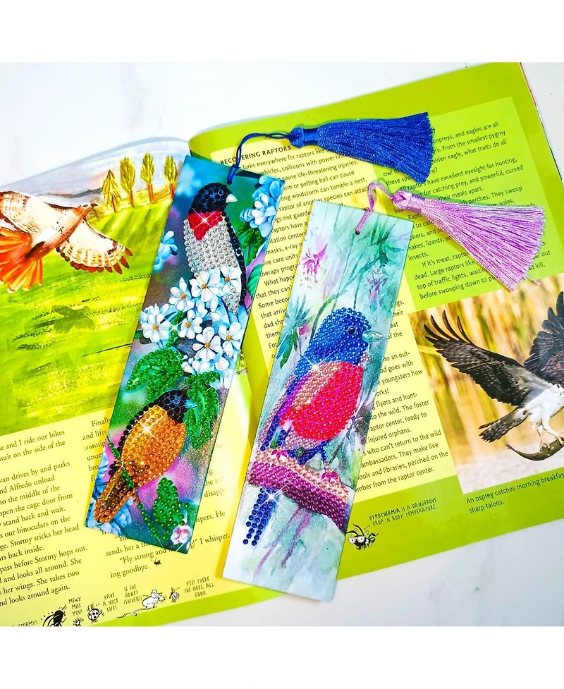 Gnuadz Painting Bookmark Diy Kit Birds Art Craft Gift