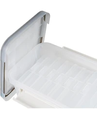 Iris Usa WeatherPro Photo Storage with 7 Inner 4" x 6" Cases, Organization Container
