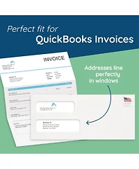 Gnuadz Flip And Seal Double Window Security Envelopes