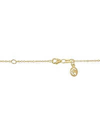 Effy Collection Emerald (1-3/8 ct. t.w.) & Diamond (1/6 ct. t.w.) Pendant Necklace in 14k Yellow Gold