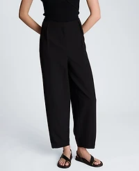 Kenneth Cole Women's Fly-Front Hollywood Waist Pleated Pants