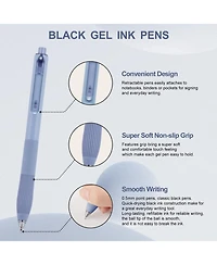 Gnuadz Gel Pens Retractable Ink 0.5mm Fine Point Office