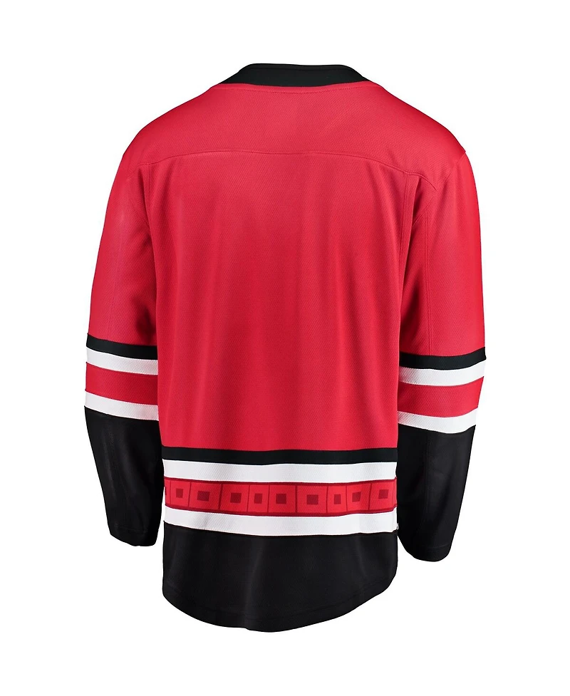 Fanatics Men's Red Carolina Hurricanes Breakaway Alternate Jersey