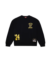 Mitchell & Ness Women's Black Boston Bruins Vintage Crewneck Sweatshirt