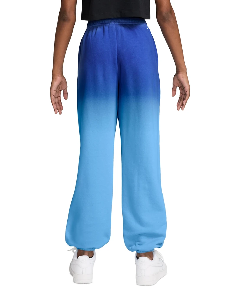 Nike Girls' 7-16 Sportswear Studio Fleece Loose Pants