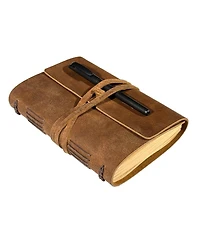 Gnuadz Leather Journal Notebook Writing Diary Gift Travel Notepad
