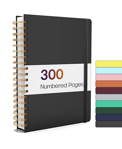 Gnuadz Spiral Journal Notebook Lined Hardcover