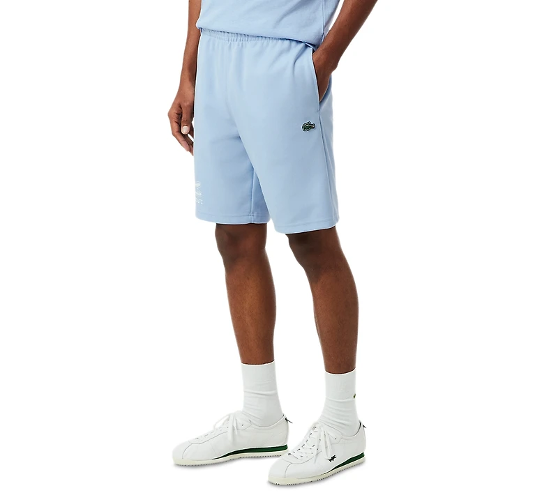 Lacoste Men's Logo Printed Elastic Waistband Shorts