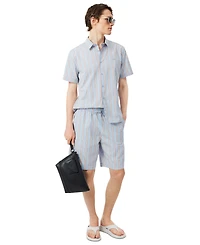 Lacoste Men's Short-Sleeve Striped Shirt