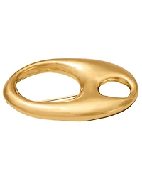 Donna Karan New York Worn 24k Gold-Plated Mariner Statement Brooch