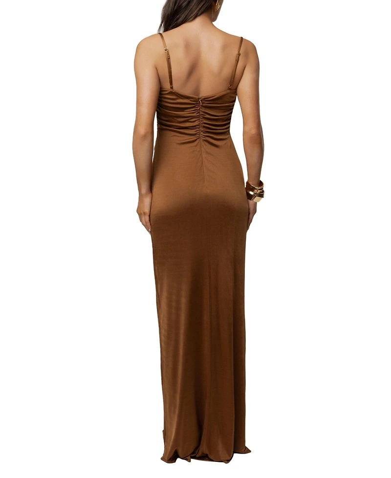 Jluxlabel Women's Auric Deep Plunge Maxi Dress