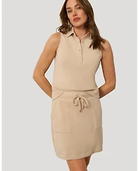 Cable & Gauge Women's Snap Front Tank and Skort Set