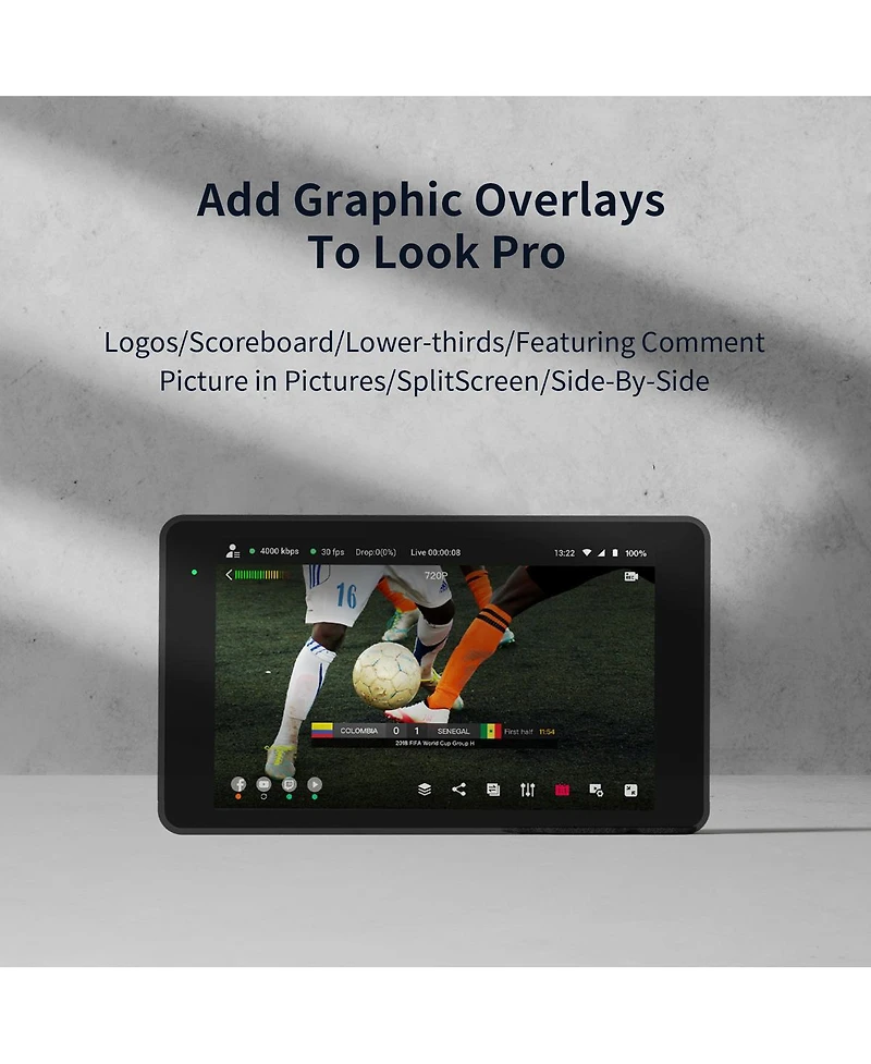 YoloLiv YoloBox Pro All-In-One Multi-Cam Live Streaming Device with Encoder, Switcher, Recorder, Monitor & Audio Mixer