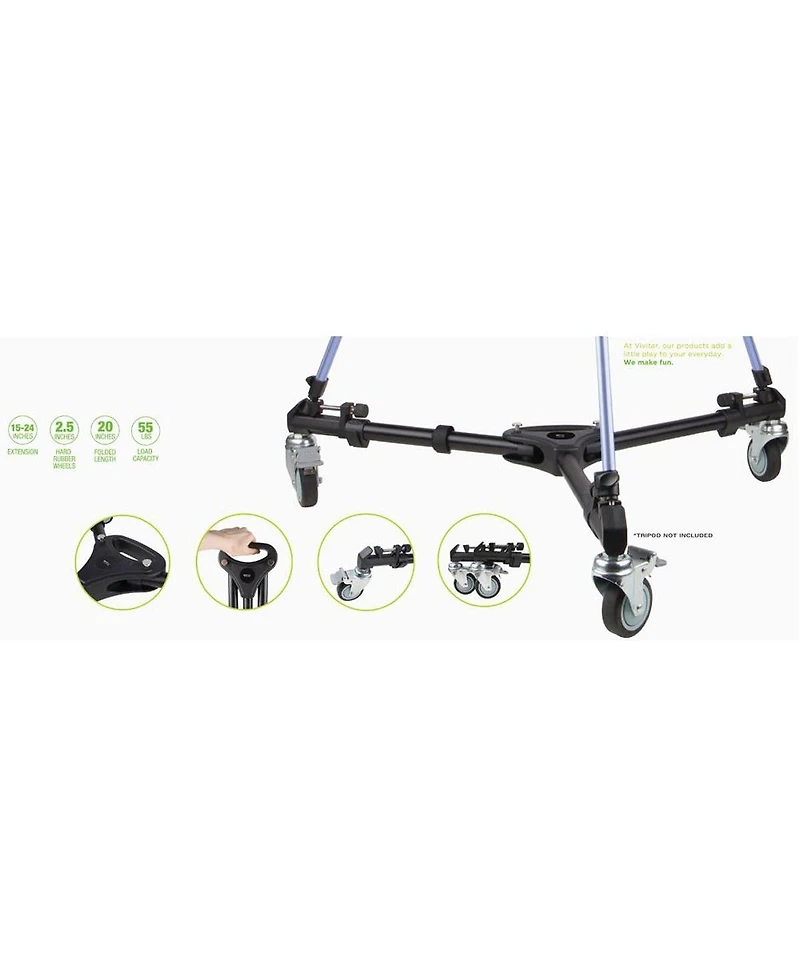 Vivitar Professional Video Tripod Dolly with 15
