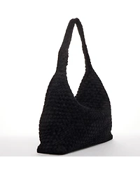 Susu Women's Suede Woven Hobo Bag Large Slouchy Tote for Women Work Shoulder
