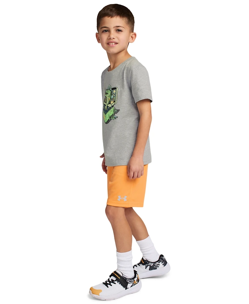Under Armour Little Boys' 4T-7 Graphic T-Shirt and Shorts, 2-Piece Set