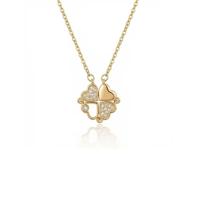Rebl Jewelry Clover Pendant Necklace