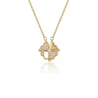 Rebl Jewelry Clover Pendant Necklace