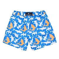 Snapper Rock Little Boys Shark Squad Swim Short