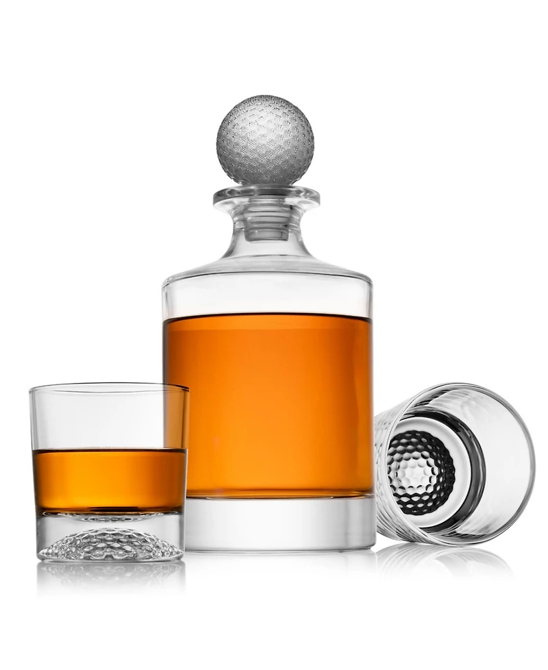 Godinger 3-Pc. Golf Decanter Set