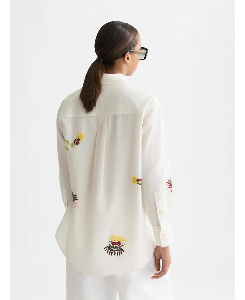 Scotch & Soda Women's Embroidered Girlfriend Shirt