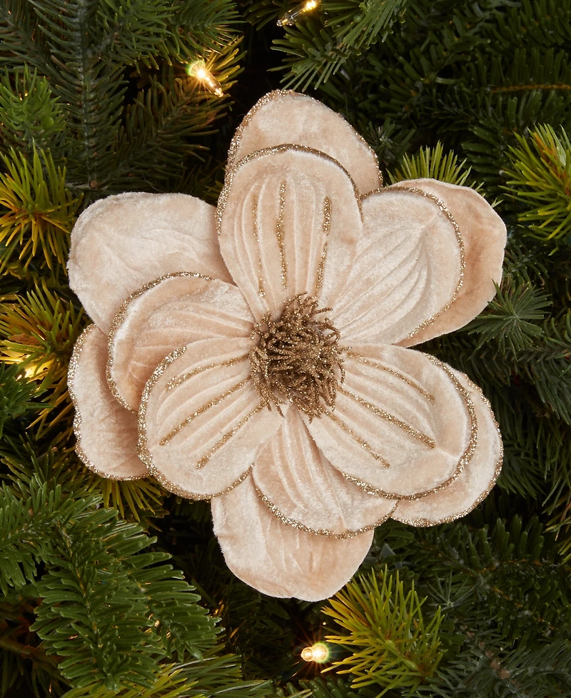 Holiday Lane Jeweled Classics Flower Clip, Macy's Exclusive