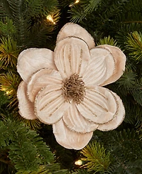 Holiday Lane Jeweled Classics Flower Clip, Macy's Exclusive