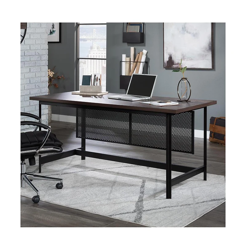 Sauder Briarbrook Commercial Office Executive Desk, Barrel Oak finish