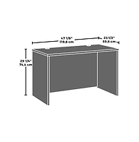 Sauder Affirm Desk Return, Classic Cherry finish