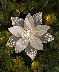 Holiday Lane Jeweled Classics Flower Clip, Macy's Exclusive