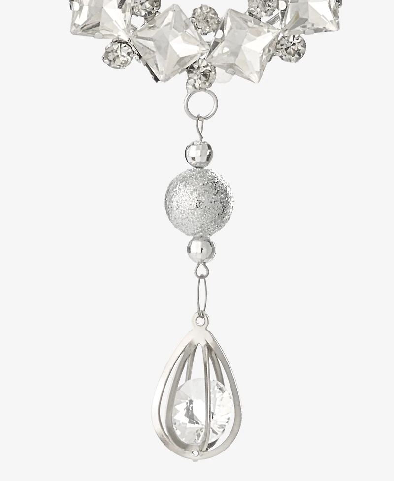 Holiday Lane Jeweled Elegance Sparkling Wreath Ornament, Exclusively at Macy's