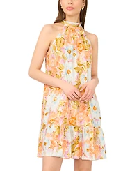 Msk Women's Floral Halter Dress