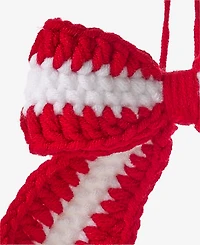 Holiday Lane Merry Magic Nit Crochet Bow Ornament, Macy's Exclusive