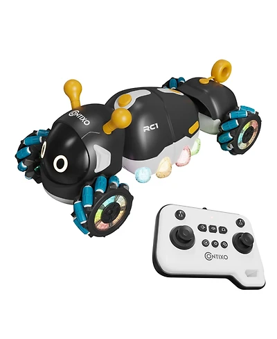 Contixo Rc1 Mech Stunt RC Caterpillar Car, 360degree(s) Spins, Led Lights, Mist Spray, All-Terrain