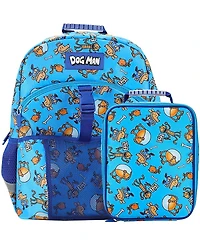 Dog Man Backpack Lunch 2-Piece