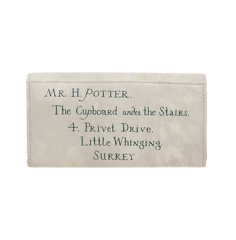 Hogwarts Letter w/ Crest Seal One Size Fits Most Faux Leather Wallet