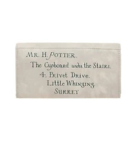 Hogwarts Letter w/ Crest Seal One Size Fits Most Faux Leather Wallet
