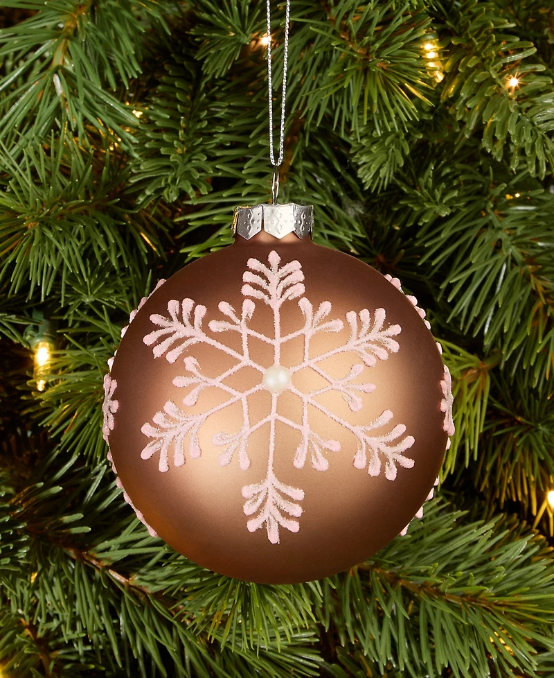 Holiday Lane Nutcracker Sweets Snowflake Ball Ornament, Macy's Exclusive