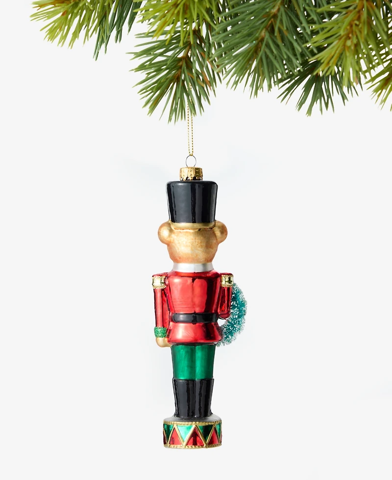 Holiday Lane Macy's Bear Nutcracker Ornament, Macy's Exclusive
