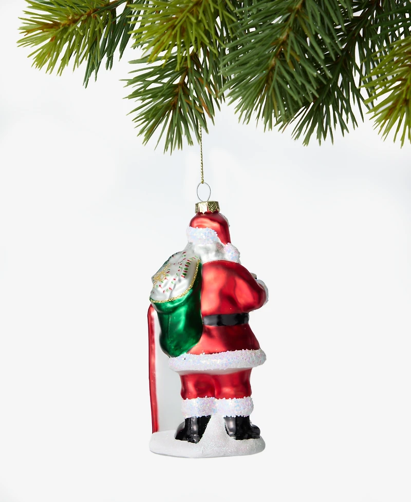 Holiday Lane Macy's Santa With Mailbox Ornament, Macy's Exclusive
