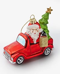 Holiday Lane Texas Santa In Truck Ornament, Macy's Exclusive