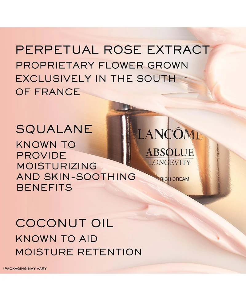 Lancome Absolue Revitalizing & Brightening Rich Cream With Grand Rose Extracts Refill, 2 oz.