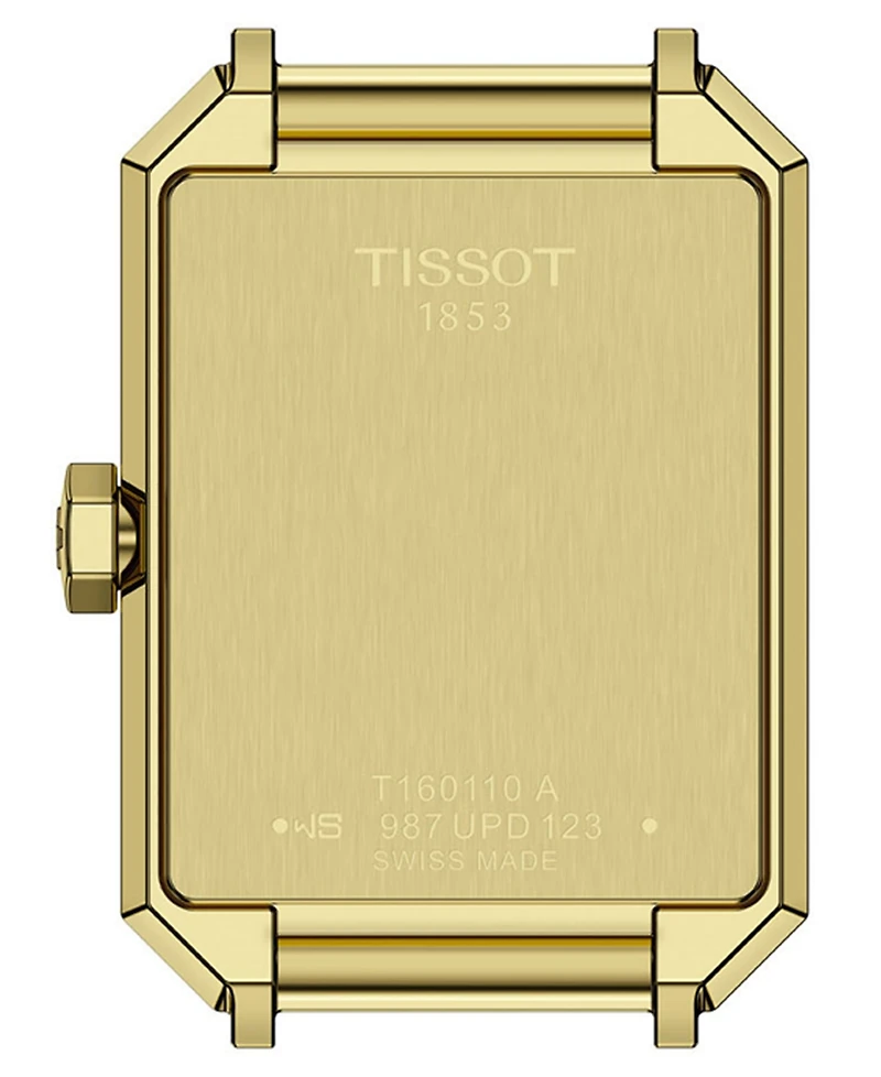 Tissot Women's Gold Stainless Steel Bracelet Watch, 21.80mm